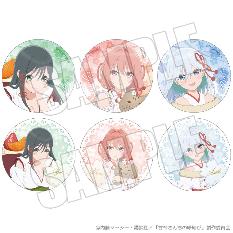 トレーディング缶バッジ<巫女姫の恋菓子譚>