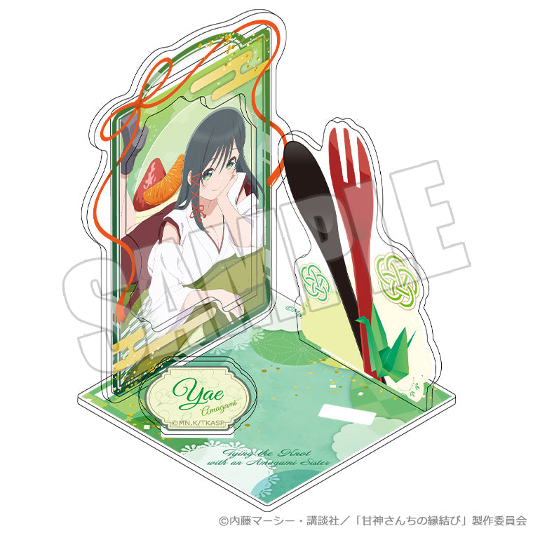 アクリルシート付きジオラマスタンド<巫女姫の恋菓子譚 夜重>