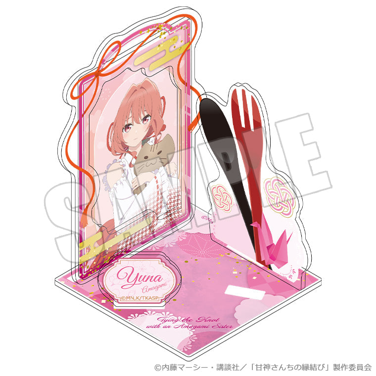 アクリルシート付きジオラマスタンド<巫女姫の恋菓子譚 夕奈>