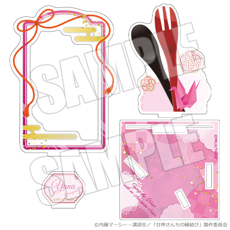 アクリルシート付きジオラマスタンド<巫女姫の恋菓子譚 夕奈>