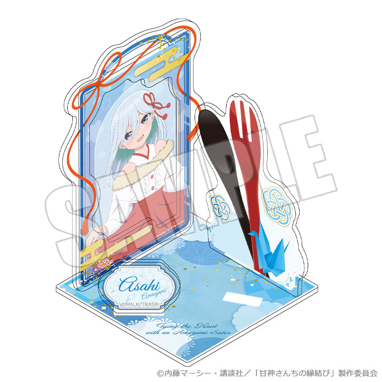 アクリルシート付きジオラマスタンド<巫女姫の恋菓子譚 朝姫>