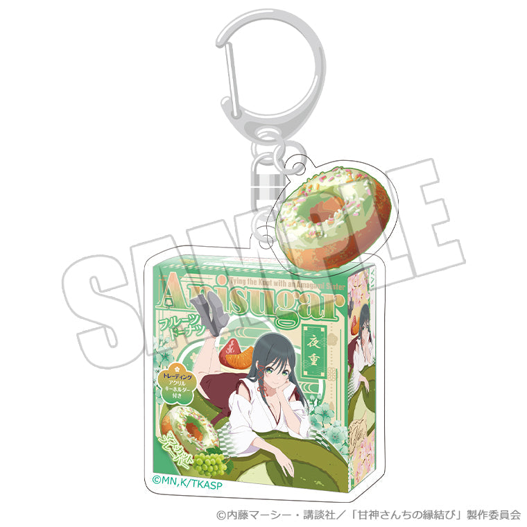 ドーナツパッケージキーホルダー＜巫女姫の恋菓子譚 夜重＞