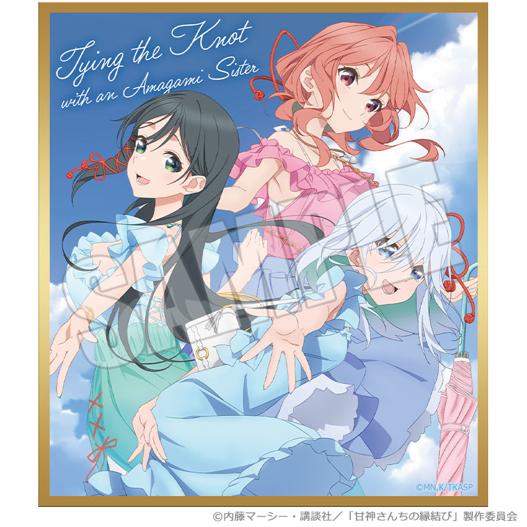 トレーディングミニ色紙<雨上がりの青空、夏の入口>