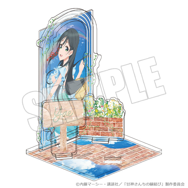 アクリルシート付きジオラマスタンド<雨上がりの青空、夏の入口 夜重>