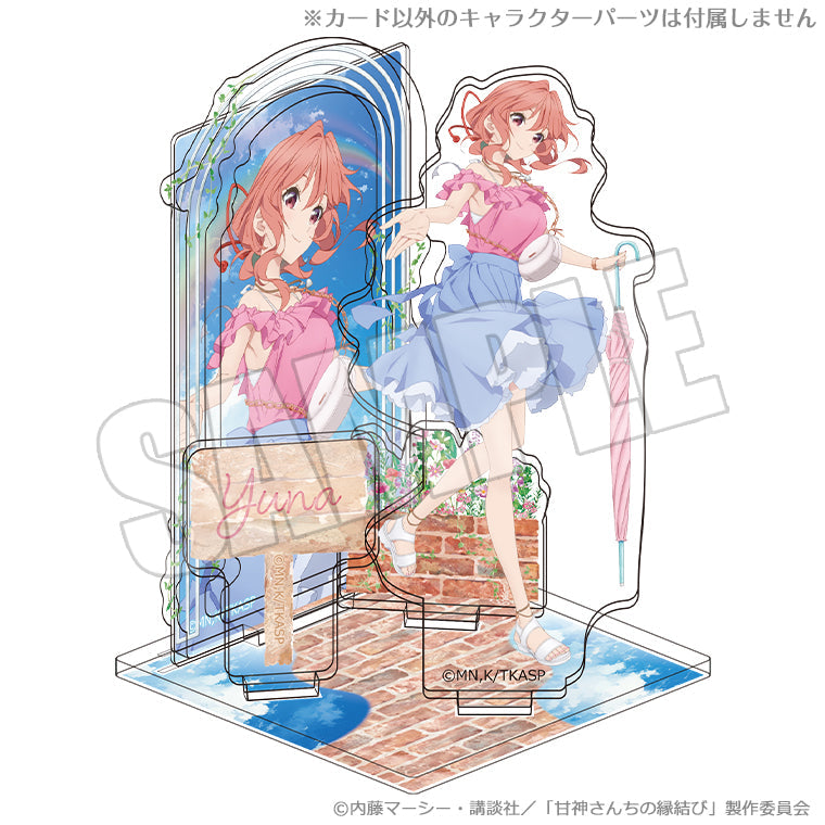 アクリルシート付きジオラマスタンド<雨上がりの青空、夏の入口 夕奈>