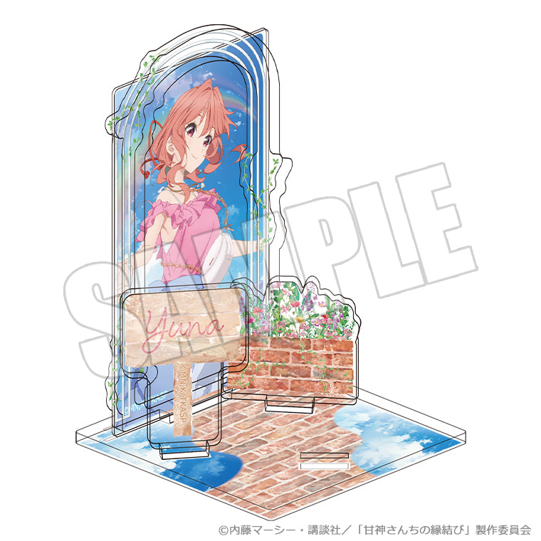 アクリルシート付きジオラマスタンド<雨上がりの青空、夏の入口 夕奈>