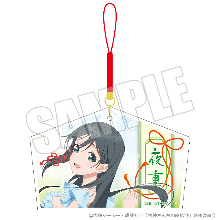 絵馬ストラップ<雨上がりの青空、夏の入口 夜重>