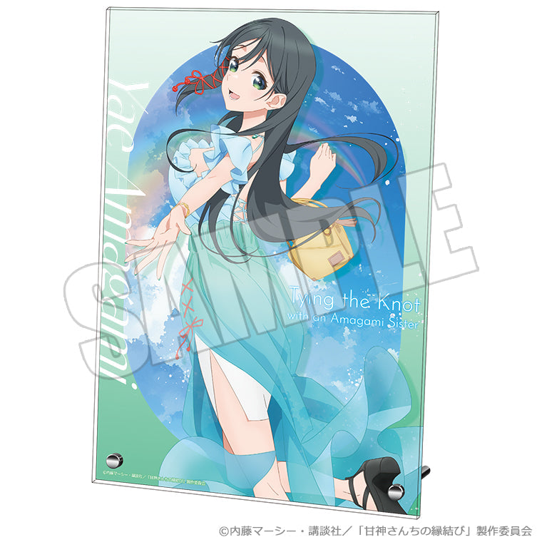 A4アクリルプレート<雨上がりの青空、夏の入口 夜重>