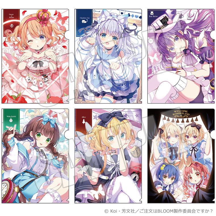 ブラインドクリアファイル<Is the order a Wonderland?>