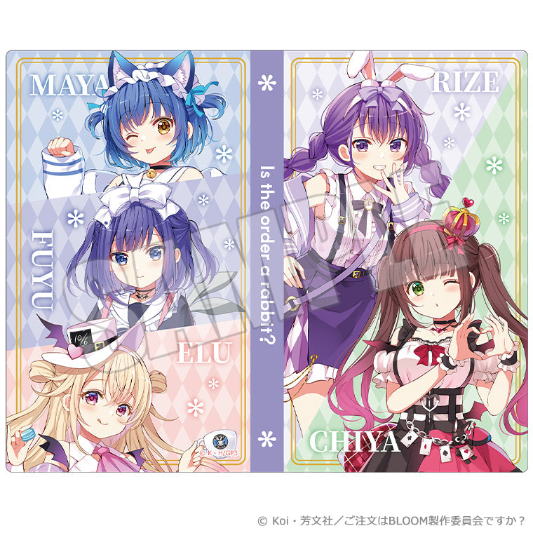 イラストカードホルダー<RABBIT in WONDERLAND & NIGHTMARE BLACK>