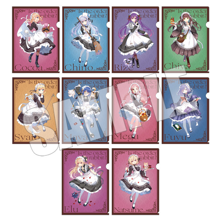 ブラインドクリアファイル<Maid by Rabbits>