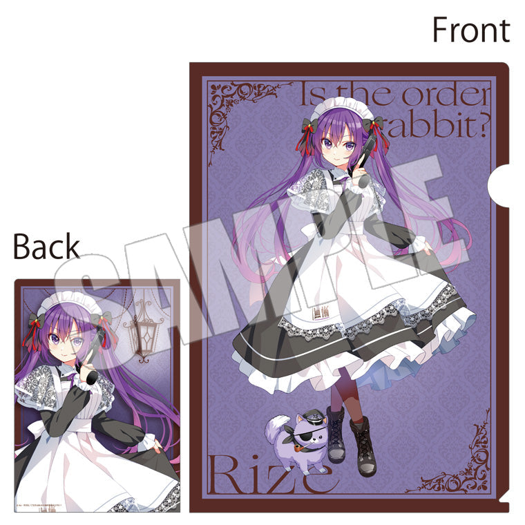 ブラインドクリアファイル<Maid by Rabbits>