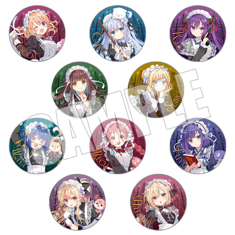 ブラインド缶バッジ<Maid by Rabbits>