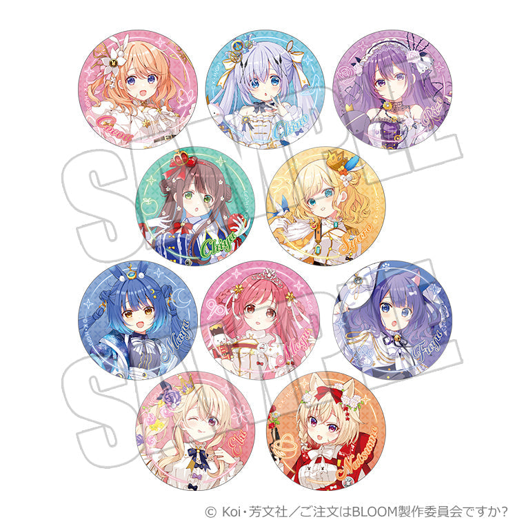 ホロレア入りブラインド缶バッジ<Café Märchen>