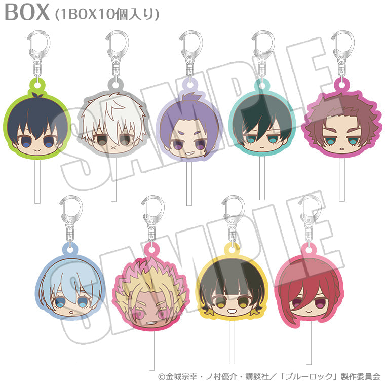 トレーディングおかおラバーストラップ-BOX-<ブルーロック>