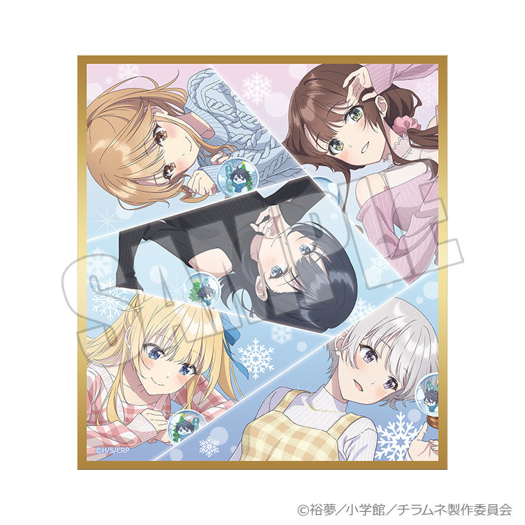 トレーディングミニ色紙<恋するスノードーム>