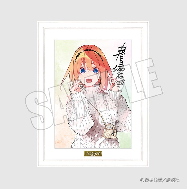 キャラファイングラフ(春場ねぎ先生複製サイン入り)<GOTO AKIBA! 四葉>