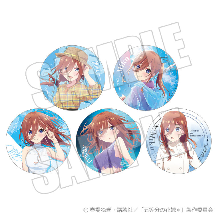 三玖のトレーディング缶バッジ<FIVE Memories 2025>