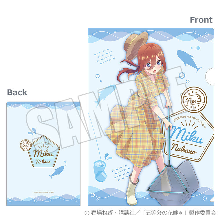 三玖のトレーディングクリアファイル<FIVE Memories 2025>