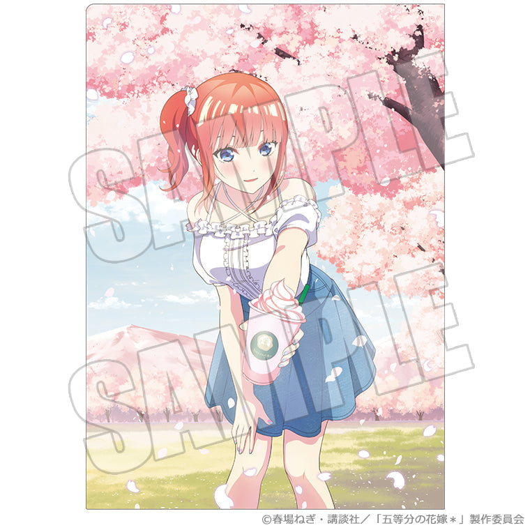 クリアファイル<花めく彼女と春のひと口 二乃>