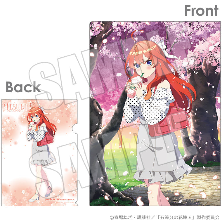 クリアファイル＜花めく彼女と春のひと口 五月＞