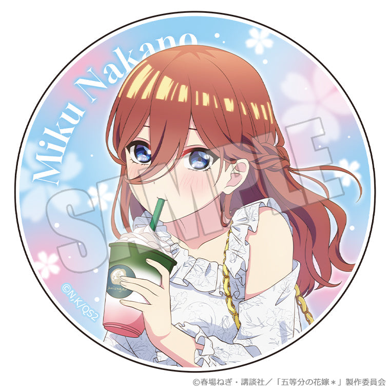 アクリルコースター＜花めく彼女と春のひと口 三玖＞