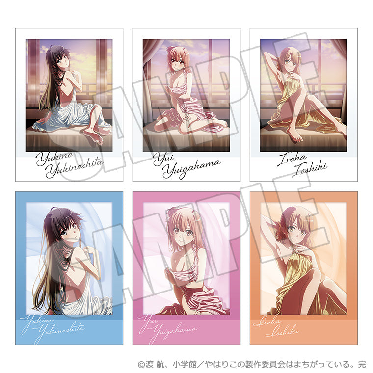 トレーディングチェキ風カード<奉仕部の放課後、美術部からのお願い>