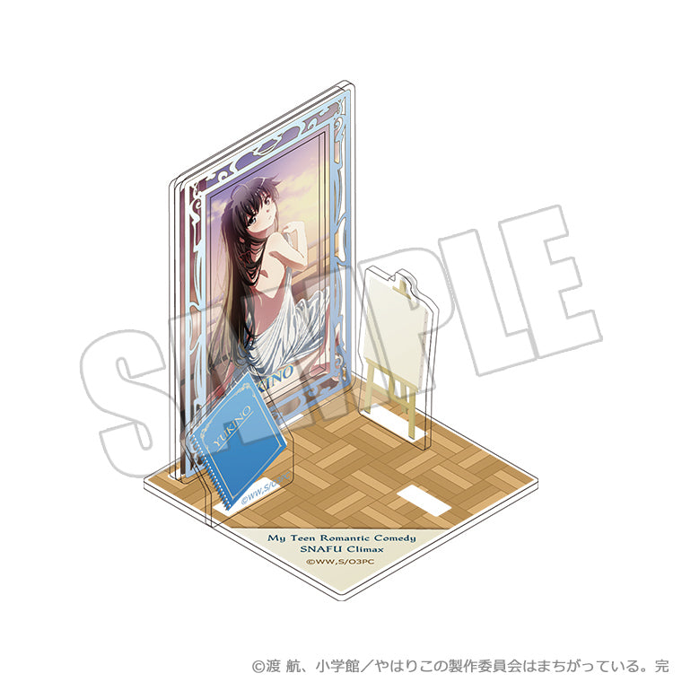 ジオラマアクリルシート<夕陽のモデル 雪乃>