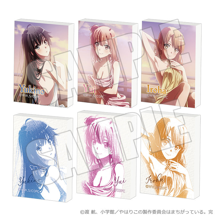 トレーディングミニキャンバス<奉仕部の放課後、美術部からのお願い>