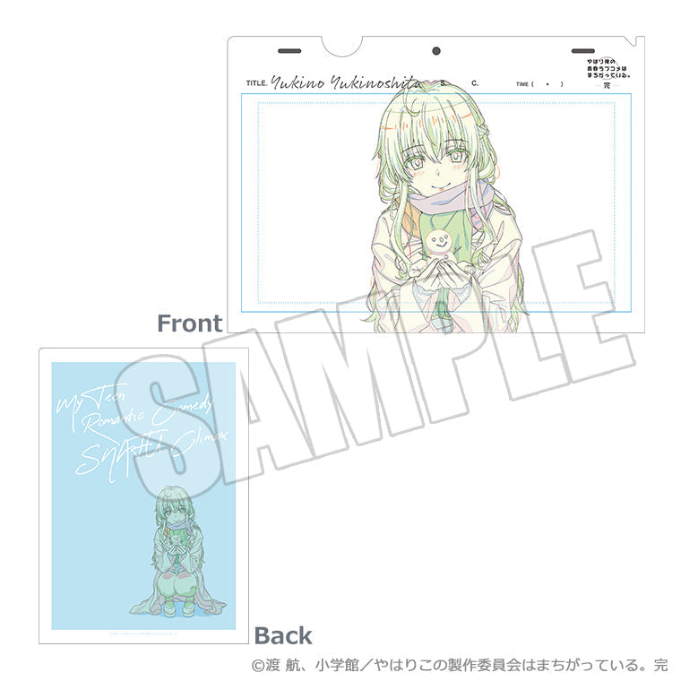 雪乃のトレーディングクリアファイル<原画シリーズ>