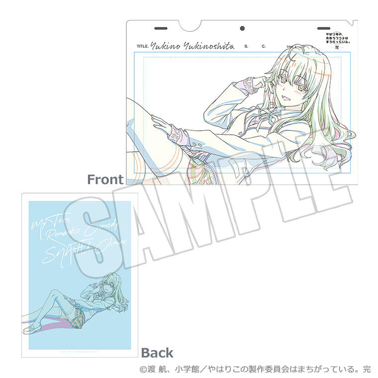 雪乃のトレーディングクリアファイル<原画シリーズ>