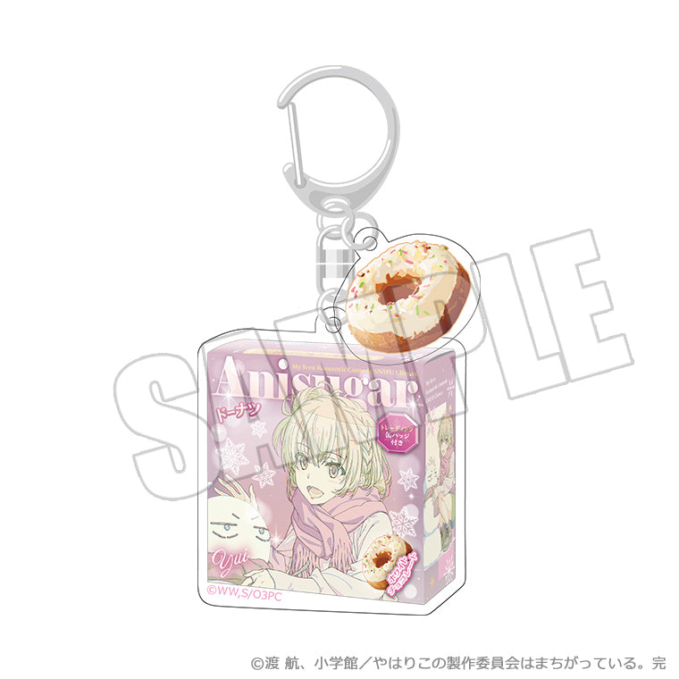 ドーナツパッケージキーホルダー<雪明り、キミと一緒 原画シリーズ 結衣>