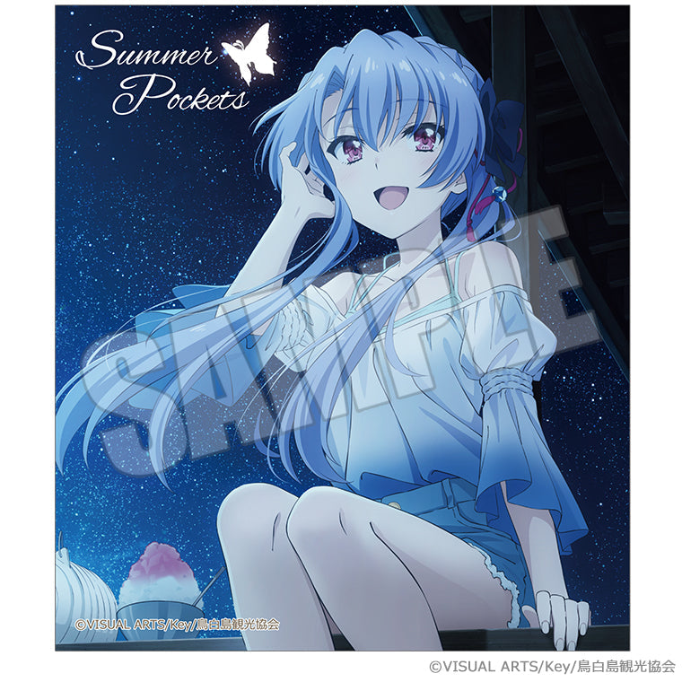 トレーディングミニ色紙<夏灯り、君と過ごす夜>