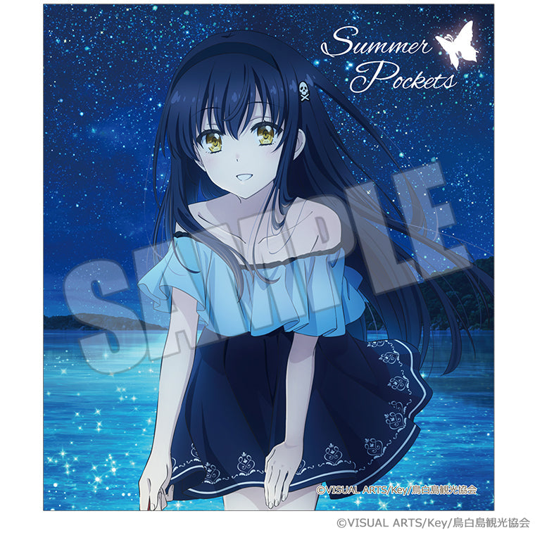 トレーディングミニ色紙<夏灯り、君と過ごす夜>