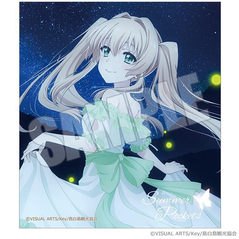 トレーディングミニ色紙<夏灯り、君と過ごす夜>