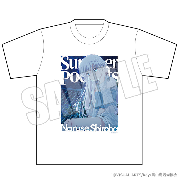 Tシャツ＜夏灯り、君と過ごす夜 しろは＞