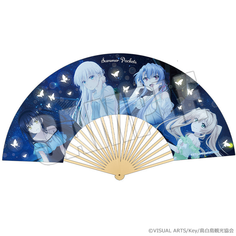 扇子<夏灯り、君と過ごす夜>