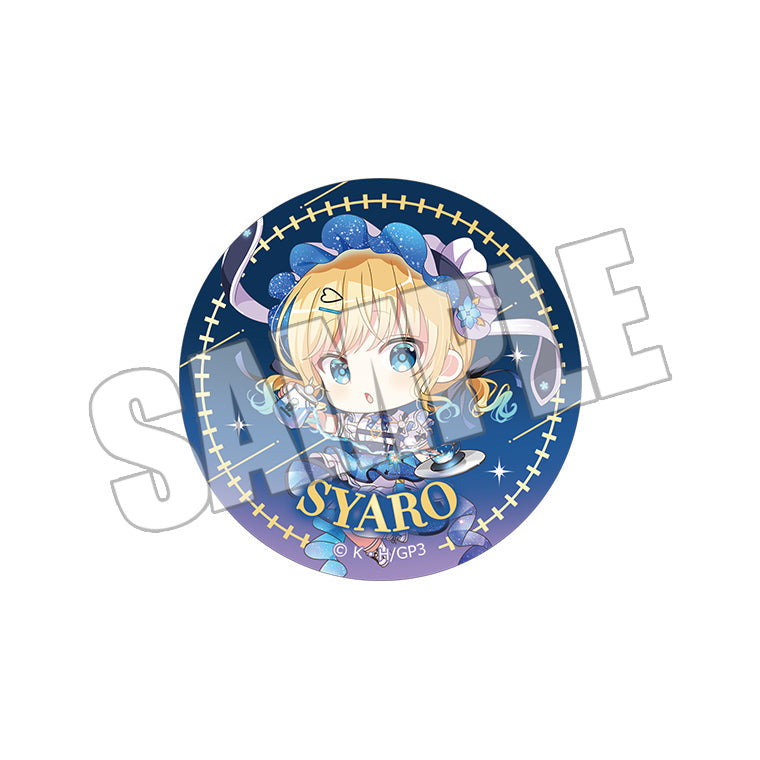 ブラインドちびキャラ缶バッジ<銀河特急 ラビットハウス>