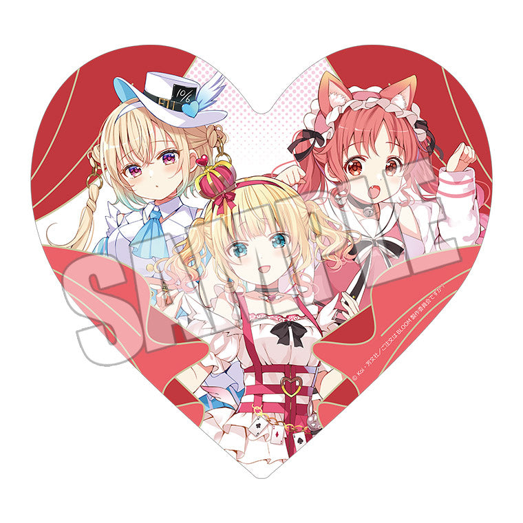 ハートクッション<RABBIT in WONDERLAND & NIGHTMARE WHITE>