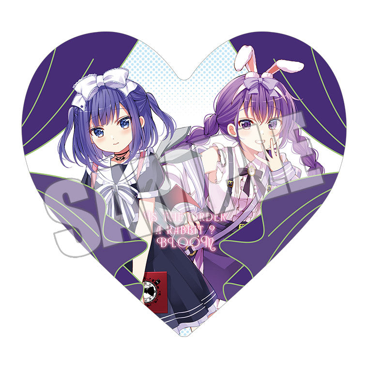 ハートクッション<RABBIT in WONDERLAND & NIGHTMARE BLACK>