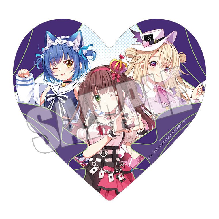 ハートクッション<RABBIT in WONDERLAND & NIGHTMARE BLACK>