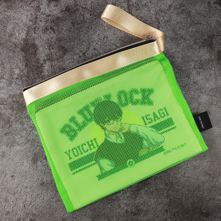 メッシュポーチ<読書の秋 潔 世一>