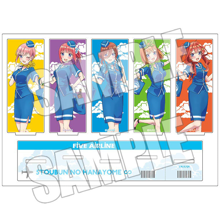 アクリルスタンドプレート<FIVE Memories FIVE AIRLINE>