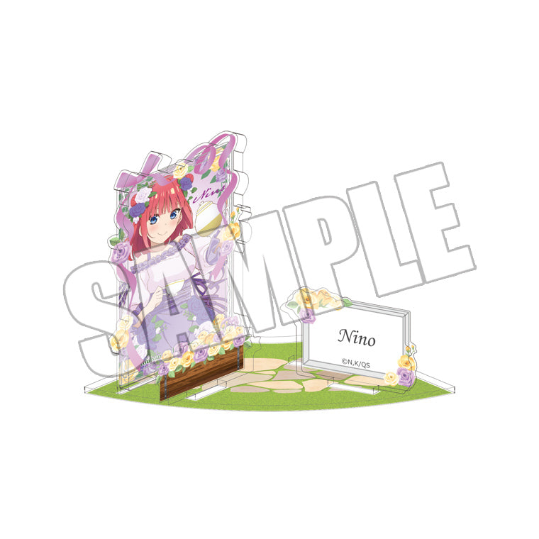 アクリルシート付きジオラマスタンド<五つ子のティーパーティー 二乃>