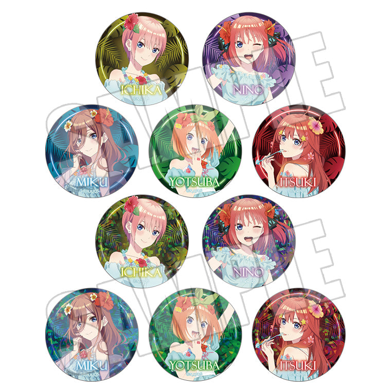 ブラインドレア入缶バッジ<梅雨のうたたね、夢見る夏>