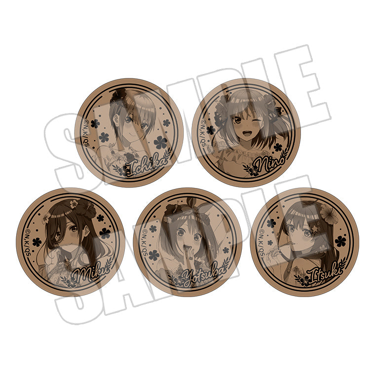 ブラインドコルクコースター<梅雨のうたたね、夢見る夏>