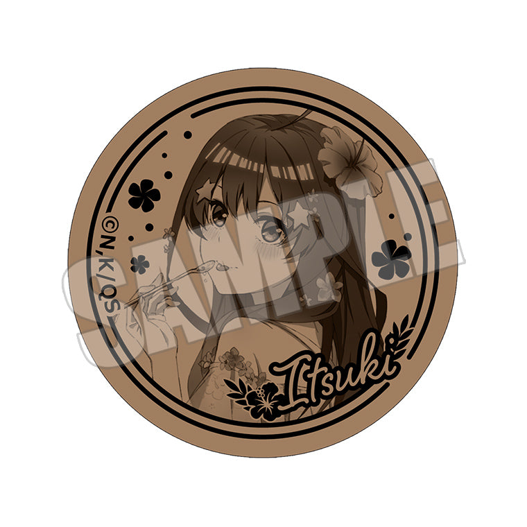 ブラインドコルクコースター<梅雨のうたたね、夢見る夏>