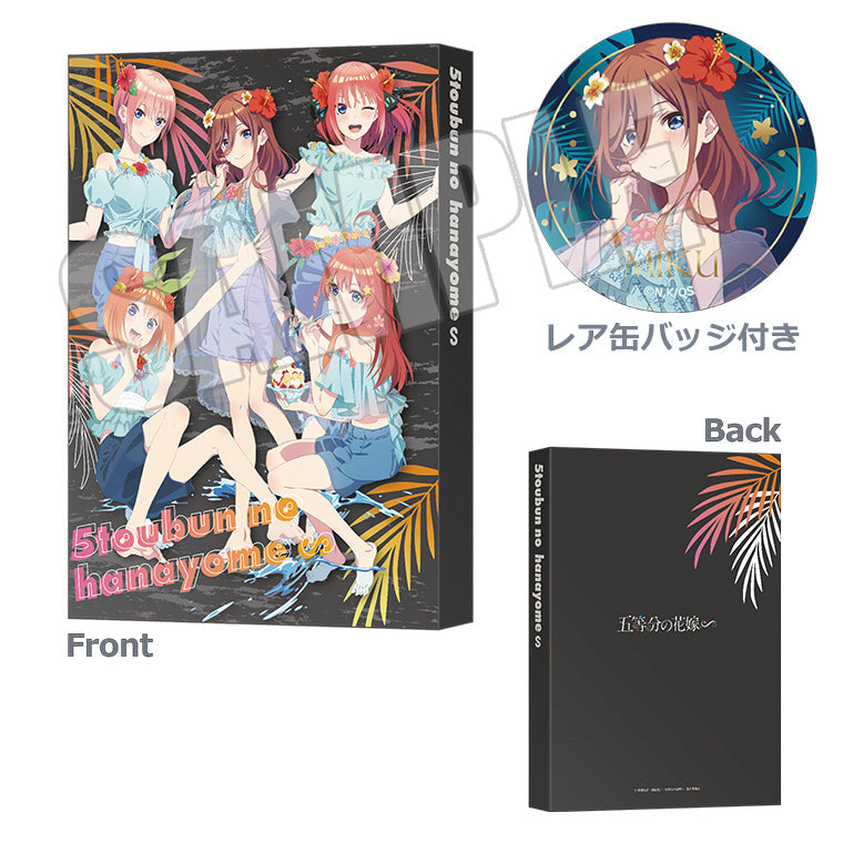 缶バッジコレクションケース-BLACK-＜うたたね、SUMMER DREAM 三玖＞