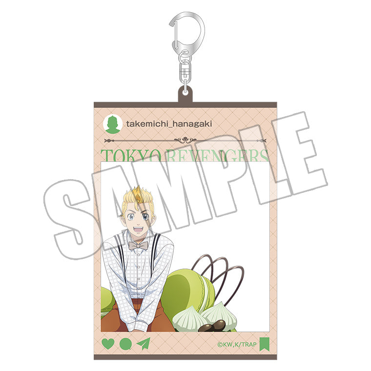 SNS風アクリルキーホルダー<Sweets Party 花垣 武道>