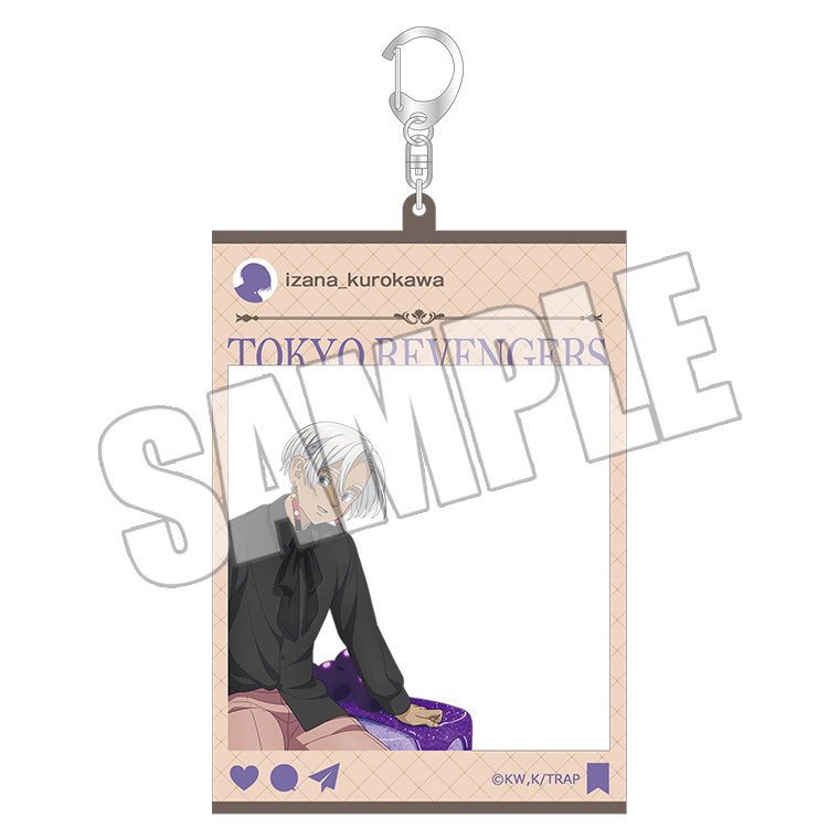 SNS風アクリルキーホルダー<Sweets Party 黒川 イザナ>